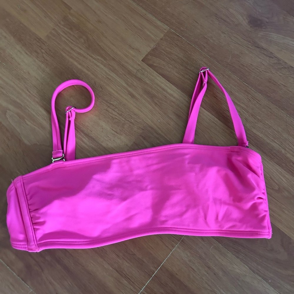 Vibrant Pink Bandeau Top